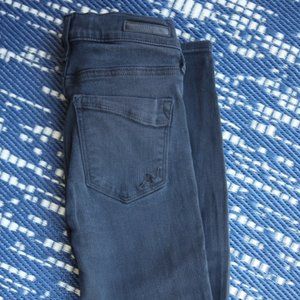 Express Black Mid-Rise Jeans